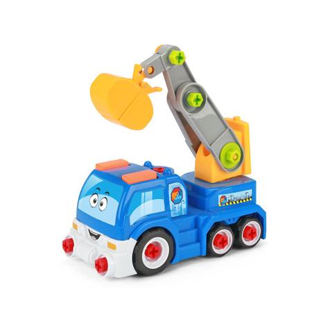 Big X Truck Escavadeira Azul Homeplay Menor preço em Big X Truck Escavadeira Azul Homeplay