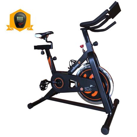 Bike Spinning Wellness Hb Residêncial Com Painel Menor preço em Bike Spinning Wellness Hb Residêncial Com Painel