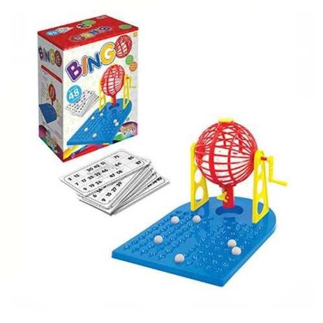 Bingo Infantil 48 Cartelas 90 Numeros Jogo Diversão + Globo - Ref196 Menor preço em Bingo Infantil 48 Cartelas 90 Numeros Jogo Diversão + Globo - Ref196