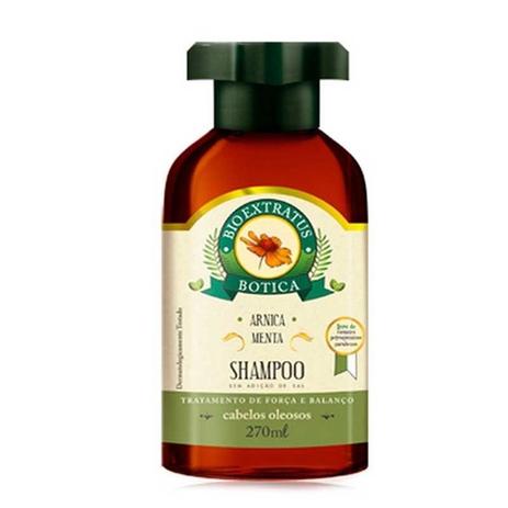BIO EXTRATUS BOTICA SHAMPOO ARNICA MENTA 270ml Menor preço em BIO EXTRATUS BOTICA SHAMPOO ARNICA MENTA 270ml