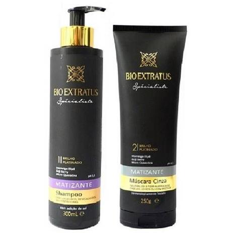 Bio Extratus Matizante Kit Shampoo E Máscara Cinza - Bioextratus Menor preço em Bio Extratus Matizante Kit Shampoo E Máscara Cinza - Bioextratus