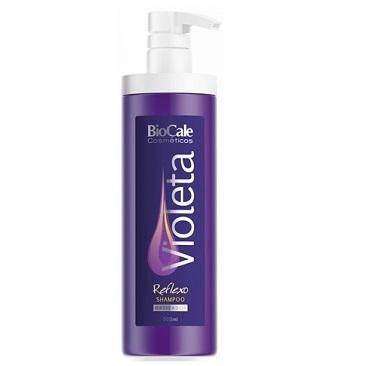 Biocale - Shampoo Violela Reflexo Matizador 500ml Menor preço em Biocale - Shampoo Violela Reflexo Matizador 500ml