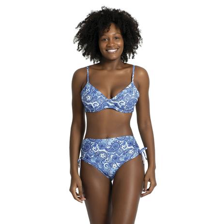 Calcinha cortininha regulável biquíni olho grego 