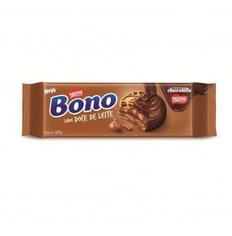 Biscoito Bono Recheado Coberto Doce De Leite 109g Menor preço em Biscoito Bono Recheado Coberto Doce De Leite 109g