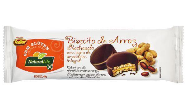 Biscoito de Arroz Recheado com Pasta de Amendoim Sem Glúten NaturalLife 40g - Natural Life Menor preço em Biscoito de Arroz Recheado com Pasta de Amendoim Sem Glúten NaturalLife 40g - Natural Life