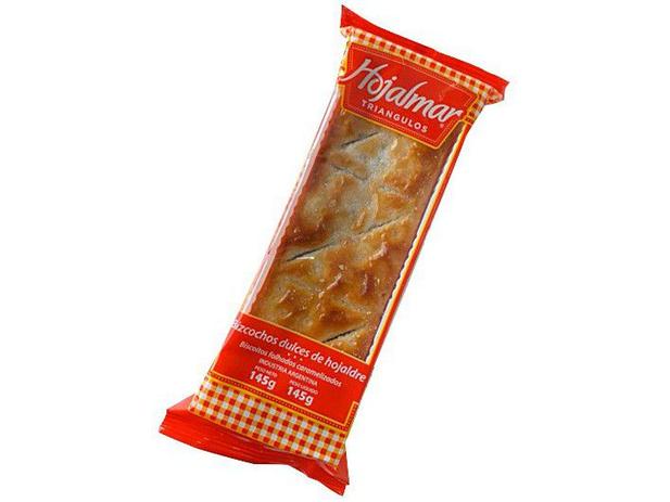 Biscoito Folhado Caramelizado Triangulos - Hojalmar 145g Menor preço em Biscoito Folhado Caramelizado Triangulos - Hojalmar 145g