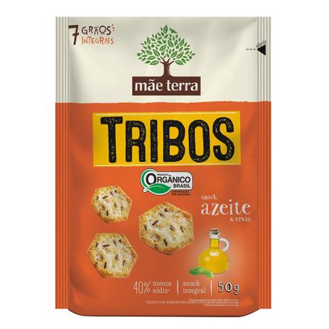 Biscoito Mãe Terra Tribos Salgado Orgânico Integral Azeite Ervas 50g Menor preço em Biscoito Mãe Terra Tribos Salgado Orgânico Integral Azeite Ervas 50g