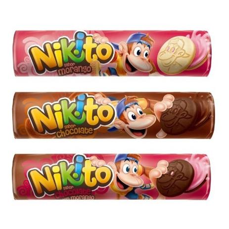Biscoito Nikito Recheado 135g Sabores Menor preço em Biscoito Nikito Recheado 135g Sabores