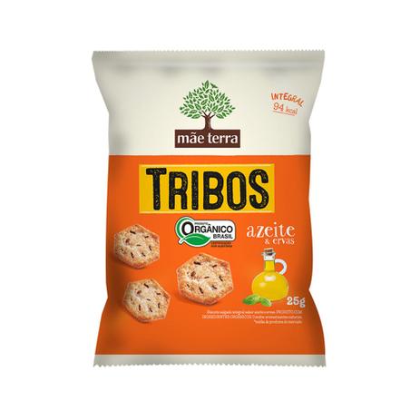 Biscoito Orgânico Tribos Azeite e Ervas Mãe Terra 25g Menor preço em Biscoito Orgânico Tribos Azeite e Ervas Mãe Terra 25g