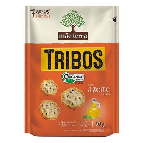 Biscoito Orgânico Tribos Sabor Azeite e Ervas Mãe Terra 50g Menor preço em Biscoito Orgânico Tribos Sabor Azeite e Ervas Mãe Terra 50g