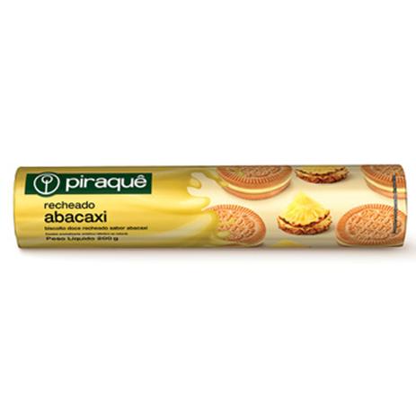 Biscoito Recheado Abacaxi 200g - Piraquê Menor preço em Biscoito Recheado Abacaxi 200g - Piraquê
