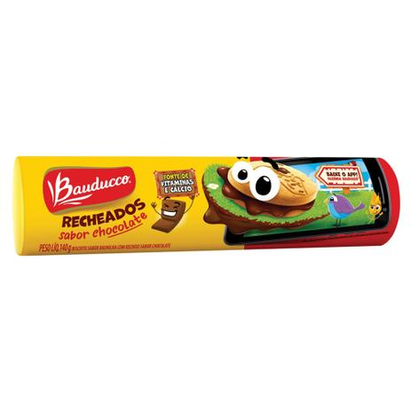 Biscoito Recheado Gulosos Chocolate 140g - Bauducco Menor preço em Biscoito Recheado Gulosos Chocolate 140g - Bauducco