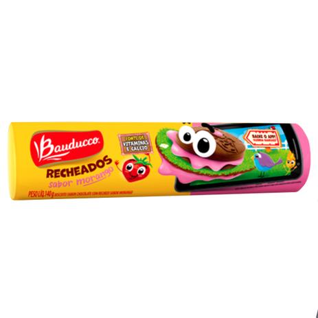 Biscoito Recheado Gulosos Morango 140g - Bauducco Menor preço em Biscoito Recheado Gulosos Morango 140g - Bauducco