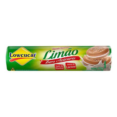 Biscoito Recheado Lowçucar Zero Açucares Sabor Limão 120g Menor preço em Biscoito Recheado Lowçucar Zero Açucares Sabor Limão 120g