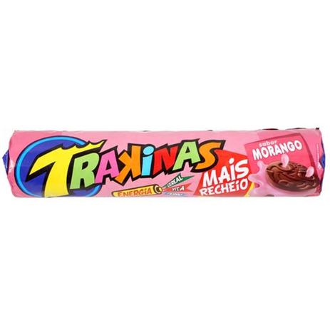 Biscoito Recheado Trakinas Mais Morango 136g - Nabisco Menor preço em Biscoito Recheado Trakinas Mais Morango 136g - Nabisco