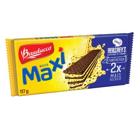 Biscoito Wafer Maxi Cookies 117g - Bauducco Menor preço em Biscoito Wafer Maxi Cookies 117g - Bauducco