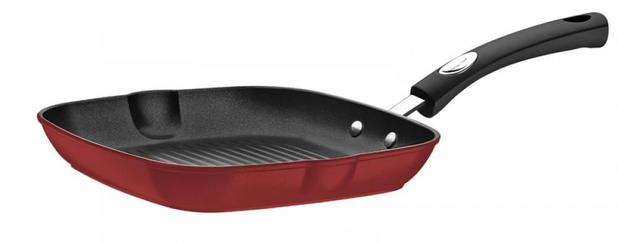 Bistequeira Alumínio 24cm Vermelha Mônaco Tramontina 20855724 Menor preço em Bistequeira Alumínio 24cm Vermelha Mônaco Tramontina 20855724
