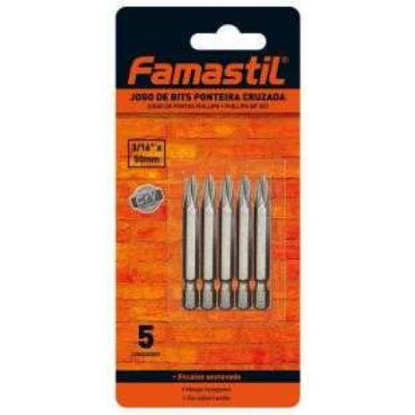 Menor preço em Bits Famastil Philips  31/6”- 50mm Jogo 05 Pecas - Famastil taurus