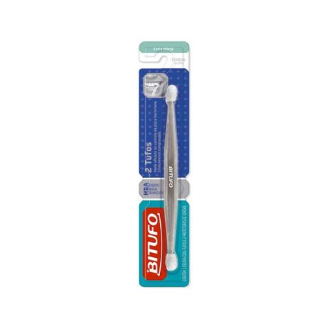 Bitufo 0028 Dois Tufos Escova Dental Extra Macia Menor preço em Bitufo 0028 Dois Tufos Escova Dental Extra Macia