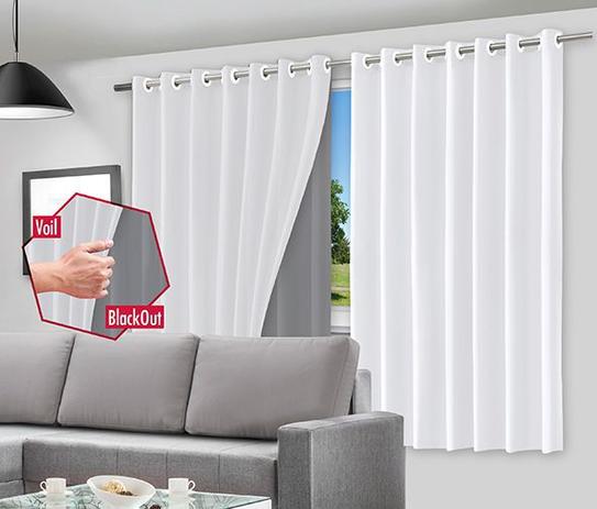 Blackout para Varão Dupla Face 280x180cm Ilhós Vida Pratika Branco Menor preço em Blackout para Varão Dupla Face 280x180cm Ilhós Vida Pratika Branco