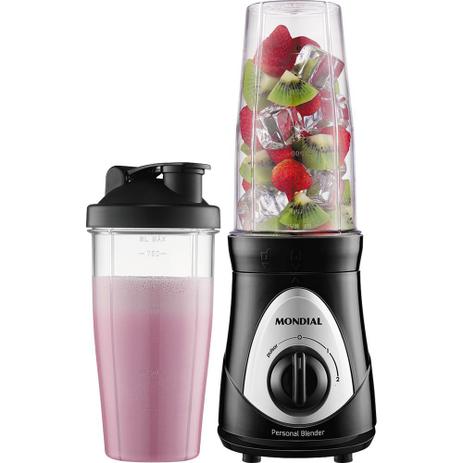 Blender 300W Mondial Personal DG-01 com Capacidade de 750ml e 2 Velocidades Preto Menor preço em Blender 300W Mondial Personal DG-01 com Capacidade de 750ml e 2 Velocidades Preto