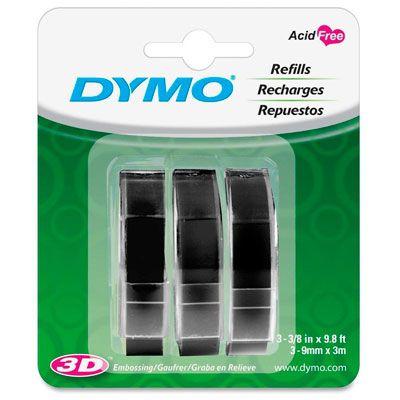 Blister com 3 Fitas Pretas para Rotulador Manual Dymo Menor preço em Blister com 3 Fitas Pretas para Rotulador Manual Dymo