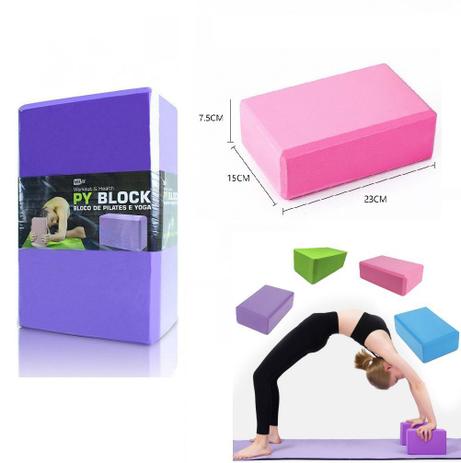 Bloco Eva Alta Densidade Para Pilates E Yoga Alongamento - MB FIT Menor preço em Bloco Eva Alta Densidade Para Pilates E Yoga Alongamento - MB FIT