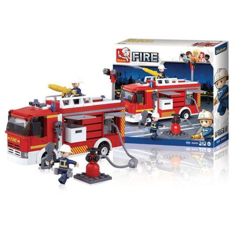 Blocos Caminhão de Bombeiro e Hidrante 343pc Multikids BR823 Menor preço em Blocos Caminhão de Bombeiro e Hidrante 343pc Multikids BR823