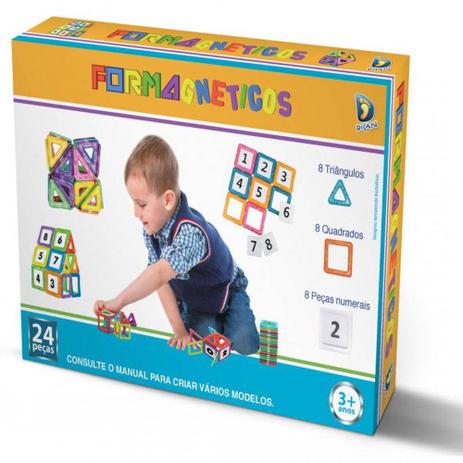 Blocos de Construção Magnéticos 24 peças - Dican é boa?