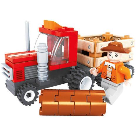 Blocos De Montar Caminhão Fazendeiro Fazenda 93 Peças - Beeme toys Menor preço em Blocos De Montar Caminhão Fazendeiro Fazenda 93 Peças - Beeme toys