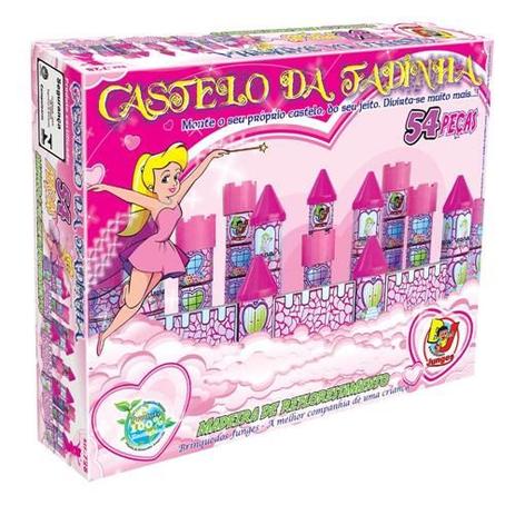Blocos de montar castelo das fadas em madeira 54 peças brinquedo pedagogico meninas brincando de con - Junges Menor preço em Blocos de montar castelo das fadas em madeira 54 peças brinquedo pedagogico meninas brincando de con - Junges