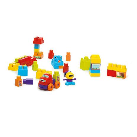 Blocos De Montar Infantil Super Blocks 39 Pçs - Calesita 007 Menor preço em Blocos De Montar Infantil Super Blocks 39 Pçs - Calesita 007