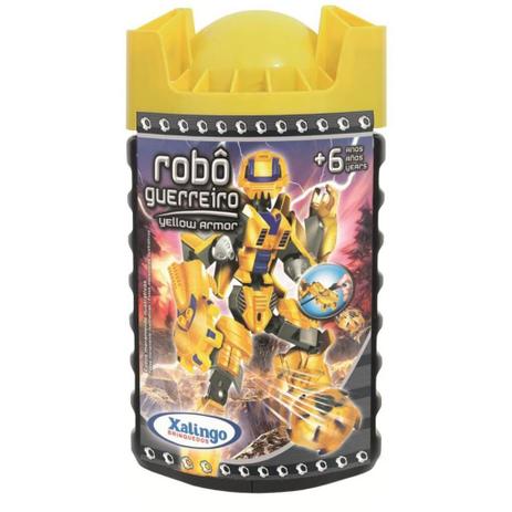 Blocos de Montar Robô Guerreiro Yellow Armour - Xalingo Menor preço em Blocos de Montar Robô Guerreiro Yellow Armour - Xalingo