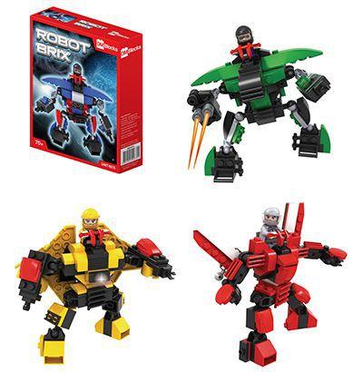 Blocos de Montar Robot Brix DMT4675 DMToys Sortido - Dm toys Menor preço em Blocos de Montar Robot Brix DMT4675 DMToys Sortido - Dm toys