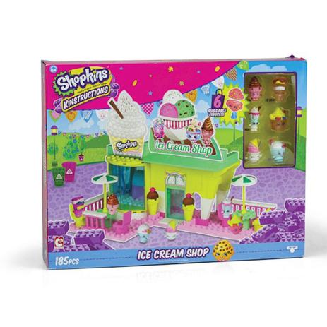 Blocos De Montar Shopkins Kinstruction Ice Cream Shop 4128 Dtc Menor preço em Blocos De Montar Shopkins Kinstruction Ice Cream Shop 4128 Dtc