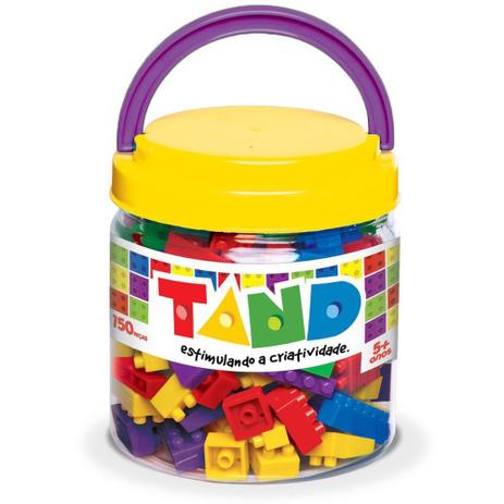 Blocos de Montar Tand com Pote - 150 Peças - Toyster Menor preço em Blocos de Montar Tand com Pote - 150 Peças - Toyster