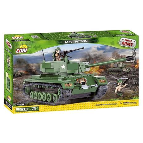 Blocos de Montar Tanque Americano M46 Patton Cobi Menor preço em Blocos de Montar Tanque Americano M46 Patton Cobi