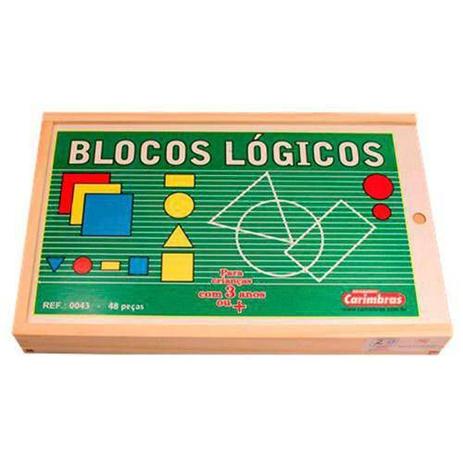 Blocos Lógicos-Brinquedo Pedagógico - 48 Peças-Carimbrás - Carimbras Menor preço em Blocos Lógicos-Brinquedo Pedagógico - 48 Peças-Carimbrás - Carimbras