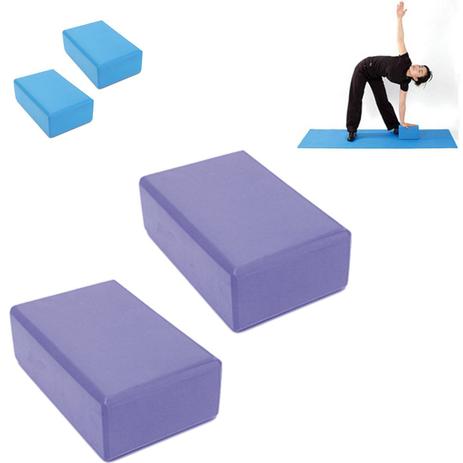 Blocos Pilates Yoga Eva Fitness Kit 2 Exercicio Ginastica Treinamento - Braslu Menor preço em Blocos Pilates Yoga Eva Fitness Kit 2 Exercicio Ginastica Treinamento - Braslu