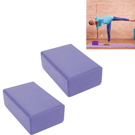 Blocos Pilates Yoga Kit 2 Ginastica Exercicio Eva Treino Funcional Fitness Roxo - Ab midia Menor preço em Blocos Pilates Yoga Kit 2 Ginastica Exercicio Eva Treino Funcional Fitness Roxo - Ab midia