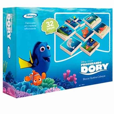 Blocos Quebra Cabeça Procurando Dory 32 Peças - Xalingo Menor preço em Blocos Quebra Cabeça Procurando Dory 32 Peças - Xalingo