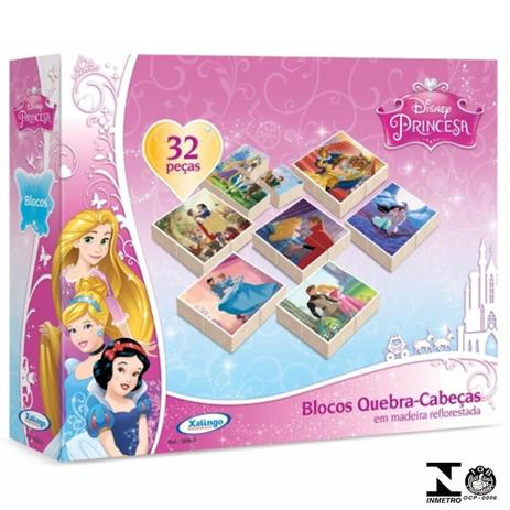 Blocos Quebra-Cabeças Princesa Disney Com 32 Peças 1896.5 Xalingo Menor preço em Blocos Quebra-Cabeças Princesa Disney Com 32 Peças 1896.5 Xalingo
