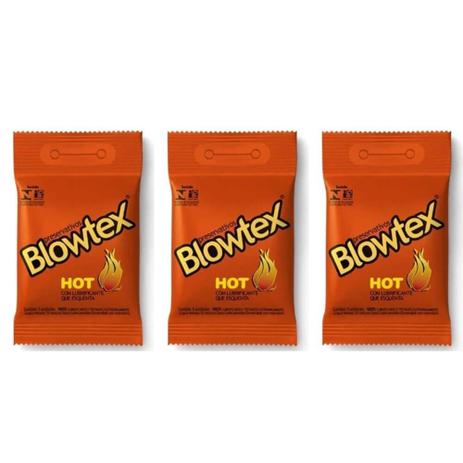 Blowtex Preservativo Premium Hot C/3 (Kit C/03) Menor preço em Blowtex Preservativo Premium Hot C/3 (Kit C/03)