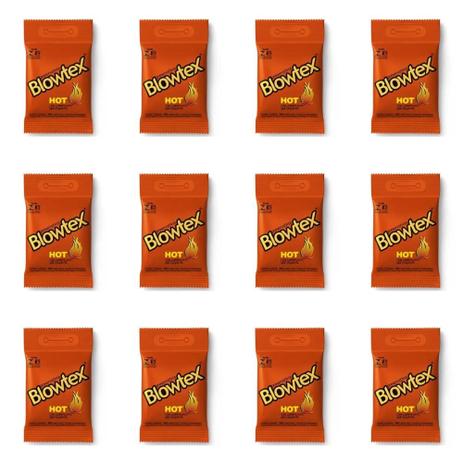 Blowtex Preservativo Premium Hot C/3 (Kit C/12) Menor preço em Blowtex Preservativo Premium Hot C/3 (Kit C/12)