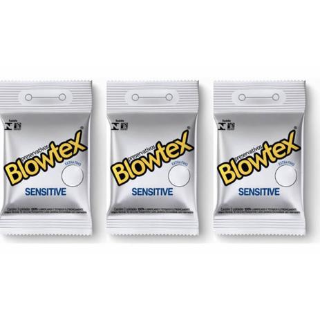 Blowtex Preservativo Premium Sensitive C/3 (Kit C/03) Menor preço em Blowtex Preservativo Premium Sensitive C/3 (Kit C/03)
