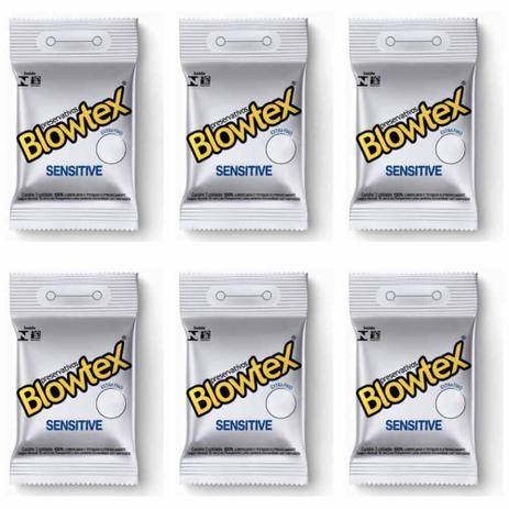 Blowtex Preservativo Premium Sensitive C/3 (Kit C/06) Menor preço em Blowtex Preservativo Premium Sensitive C/3 (Kit C/06)