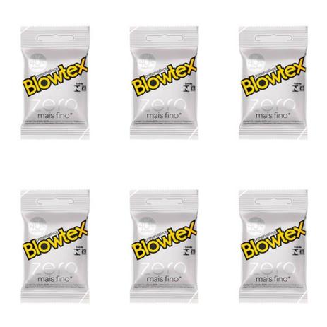 Blowtex Preservativo Premium Zero C/3 (Kit C/06) Menor preço em Blowtex Preservativo Premium Zero C/3 (Kit C/06)