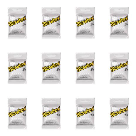 Blowtex Preservativo Premium Zero C/3 (Kit C/12) Menor preço em Blowtex Preservativo Premium Zero C/3 (Kit C/12)