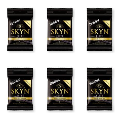 Blowtex Preservativo Skin Elite C/3 (Kit C/06) Menor preço em Blowtex Preservativo Skin Elite C/3 (Kit C/06)