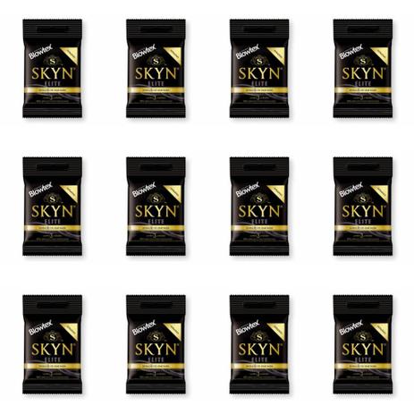 Blowtex Preservativo Skin Elite C/3 (Kit C/12) Menor preço em Blowtex Preservativo Skin Elite C/3 (Kit C/12)